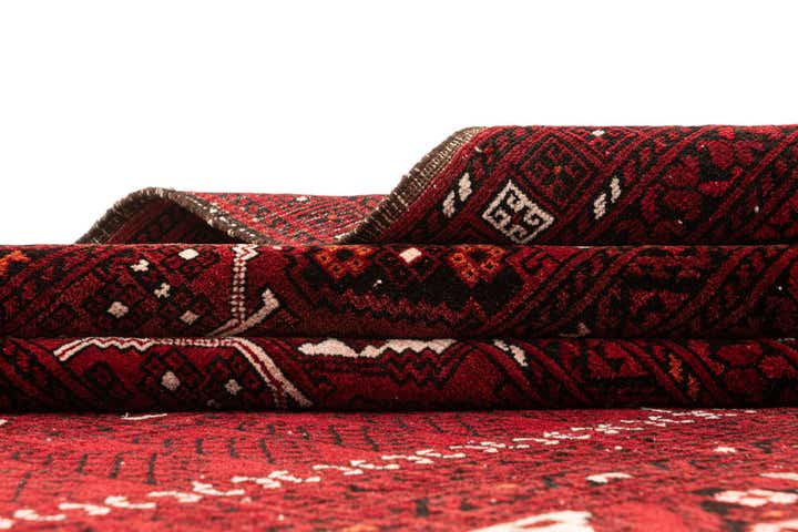 5' 9 x 8' 4 Hand Knotted Afghan Ersari Wool Rug