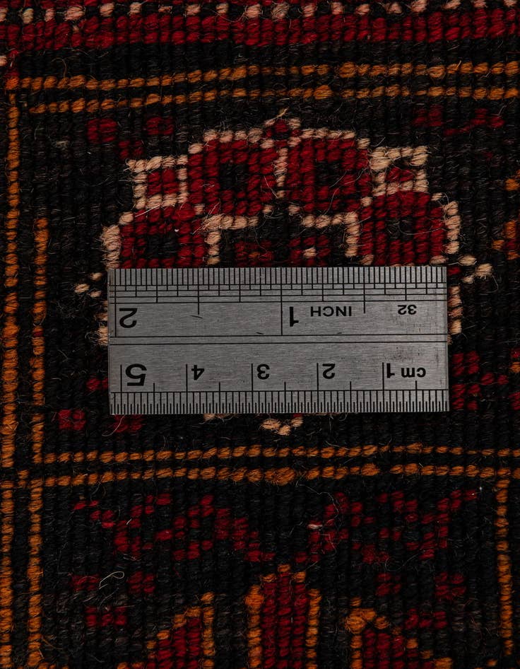 Detail image of 5' 3 x 7' 6  Hand Knotted Afghan Ersari Oriental Wool Rug