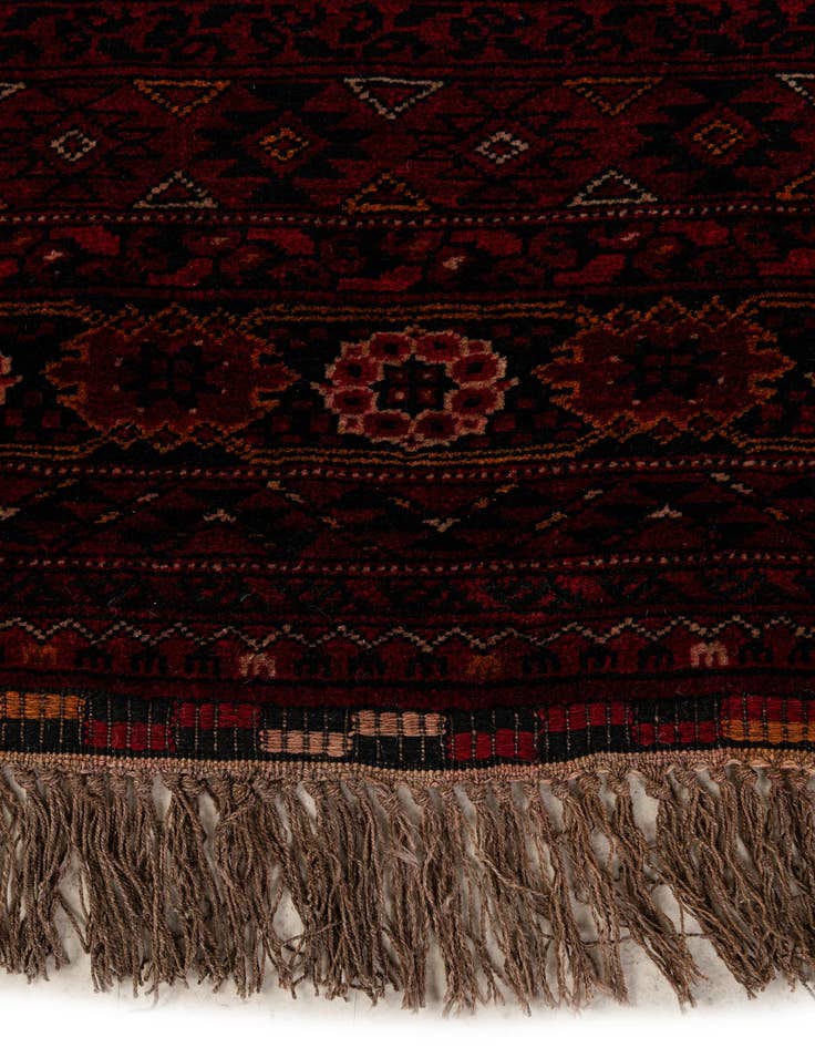 Detail image of 5' 3 x 7' 6  Hand Knotted Afghan Ersari Oriental Wool Rug