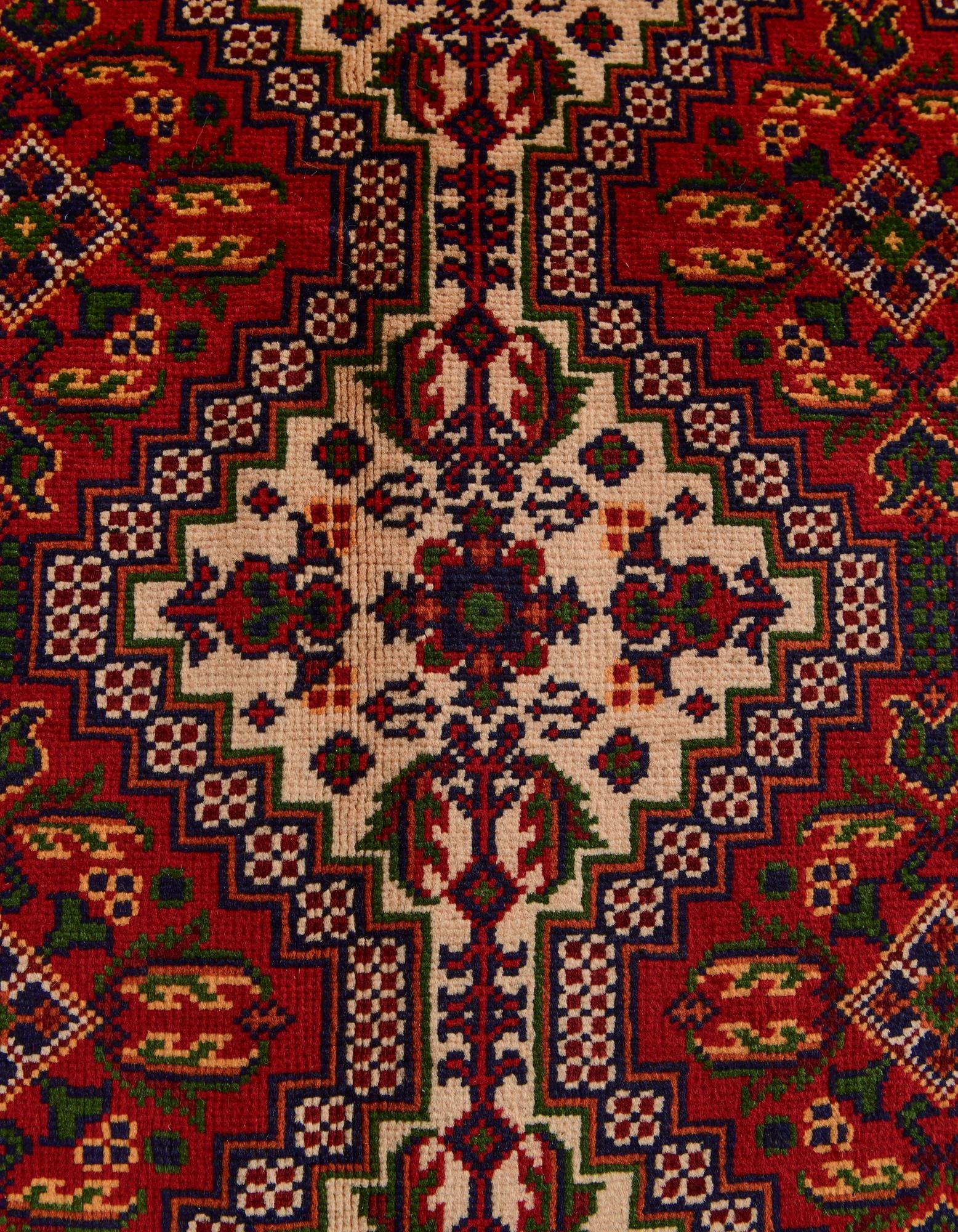 9' 10 x 16' 1 Hand Knotted Afghan Ersari Wool Rug