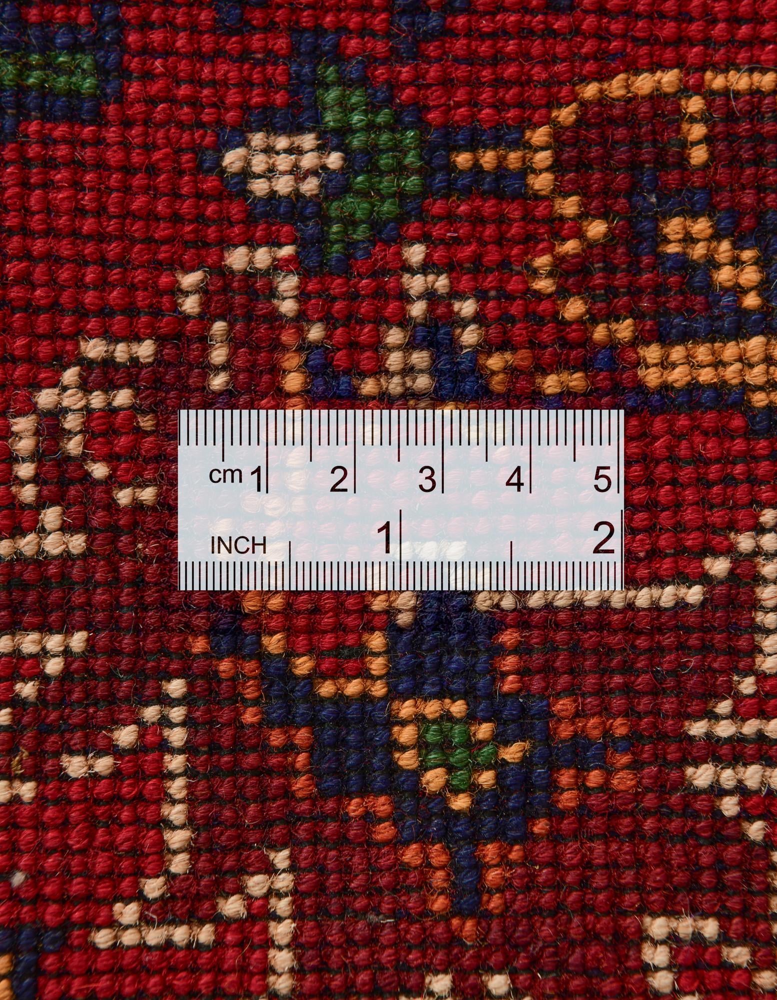 9' 10 x 16' 1 Hand Knotted Afghan Ersari Wool Rug