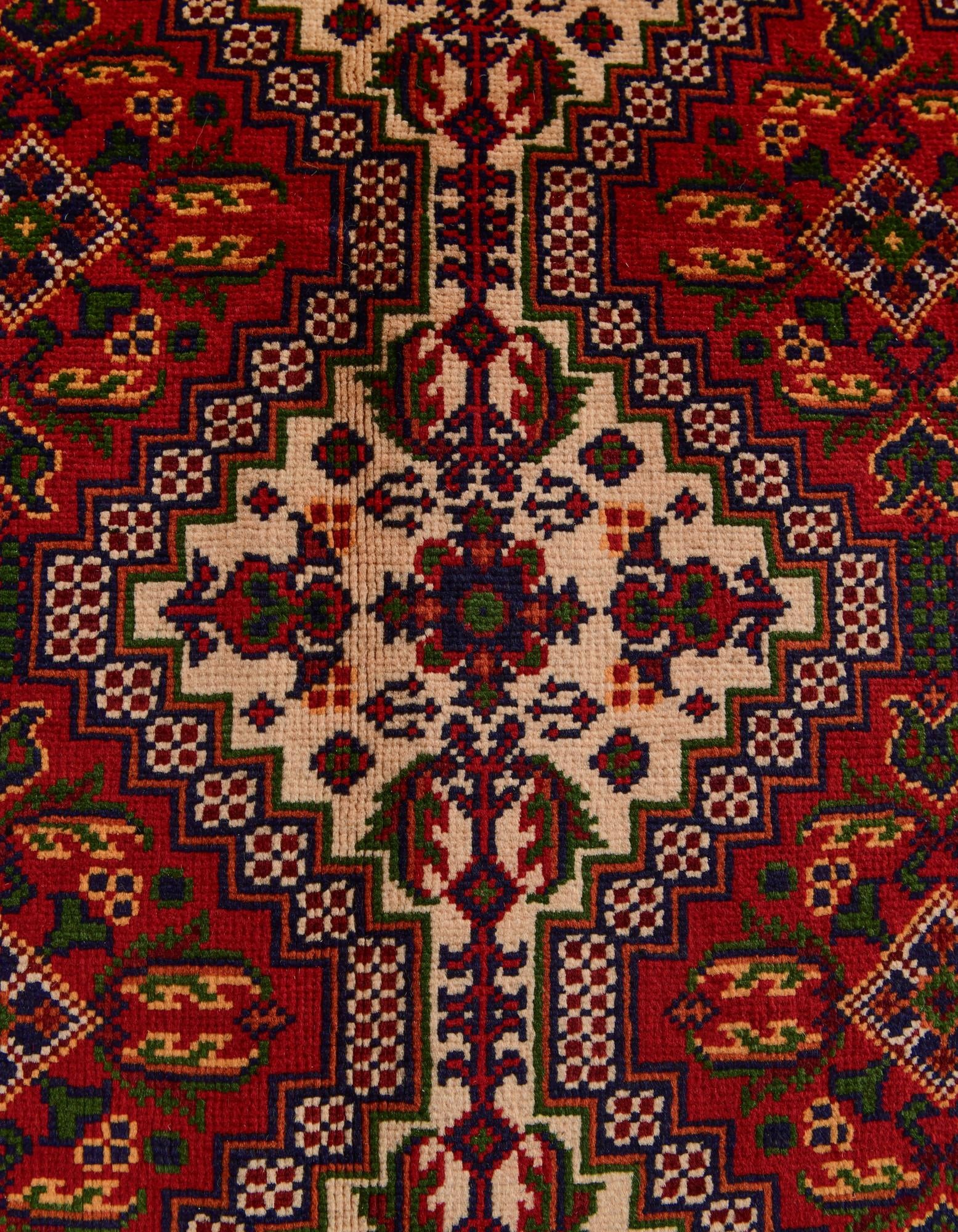 9' 10 x 16' 1 Hand Knotted Afghan Ersari Wool Rug