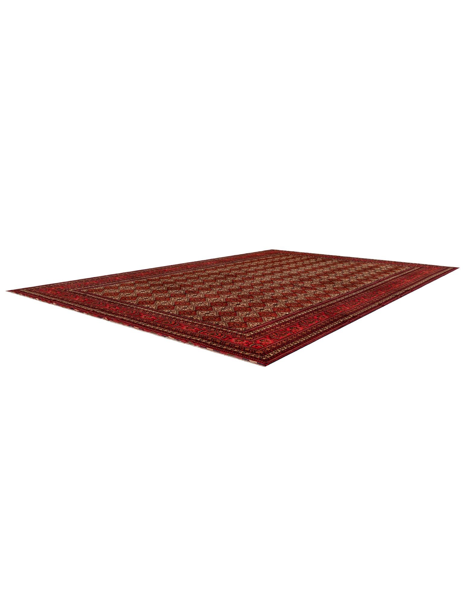 13' 4 x 20' 5 Hand Knotted Afghan Ersari Wool Rug