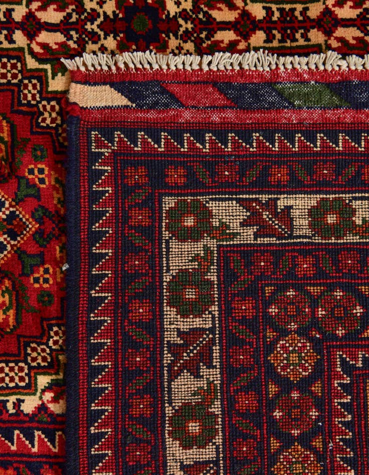 Detail image of 13' 4 x 20' 5 Hand Knotted Afghan Ersari Wool Rug