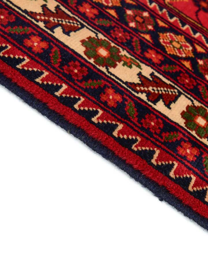 13' 4 x 20' 5 Hand Knotted Afghan Ersari Wool Rug