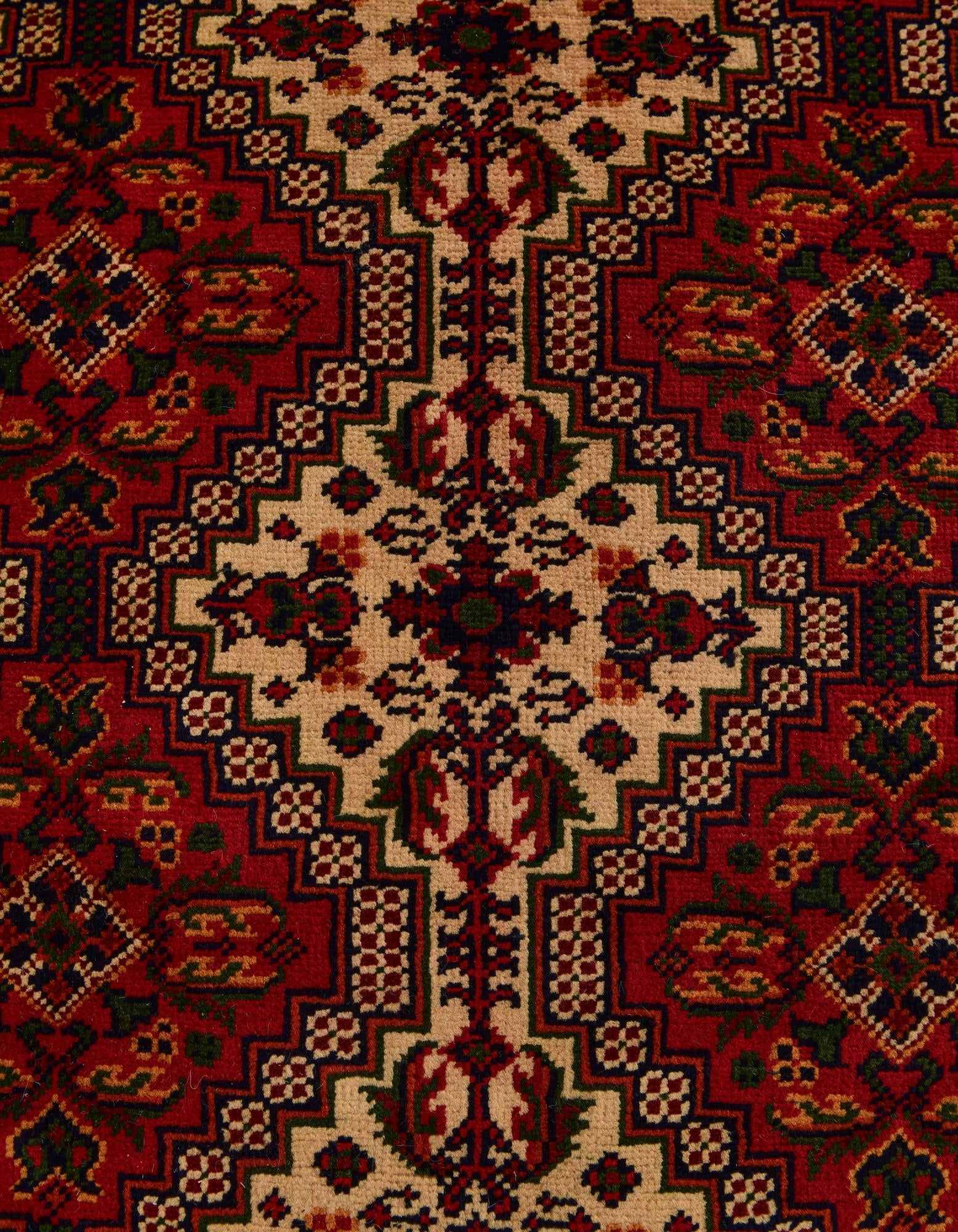 13' 4 x 20' 5 Hand Knotted Afghan Ersari Wool Rug