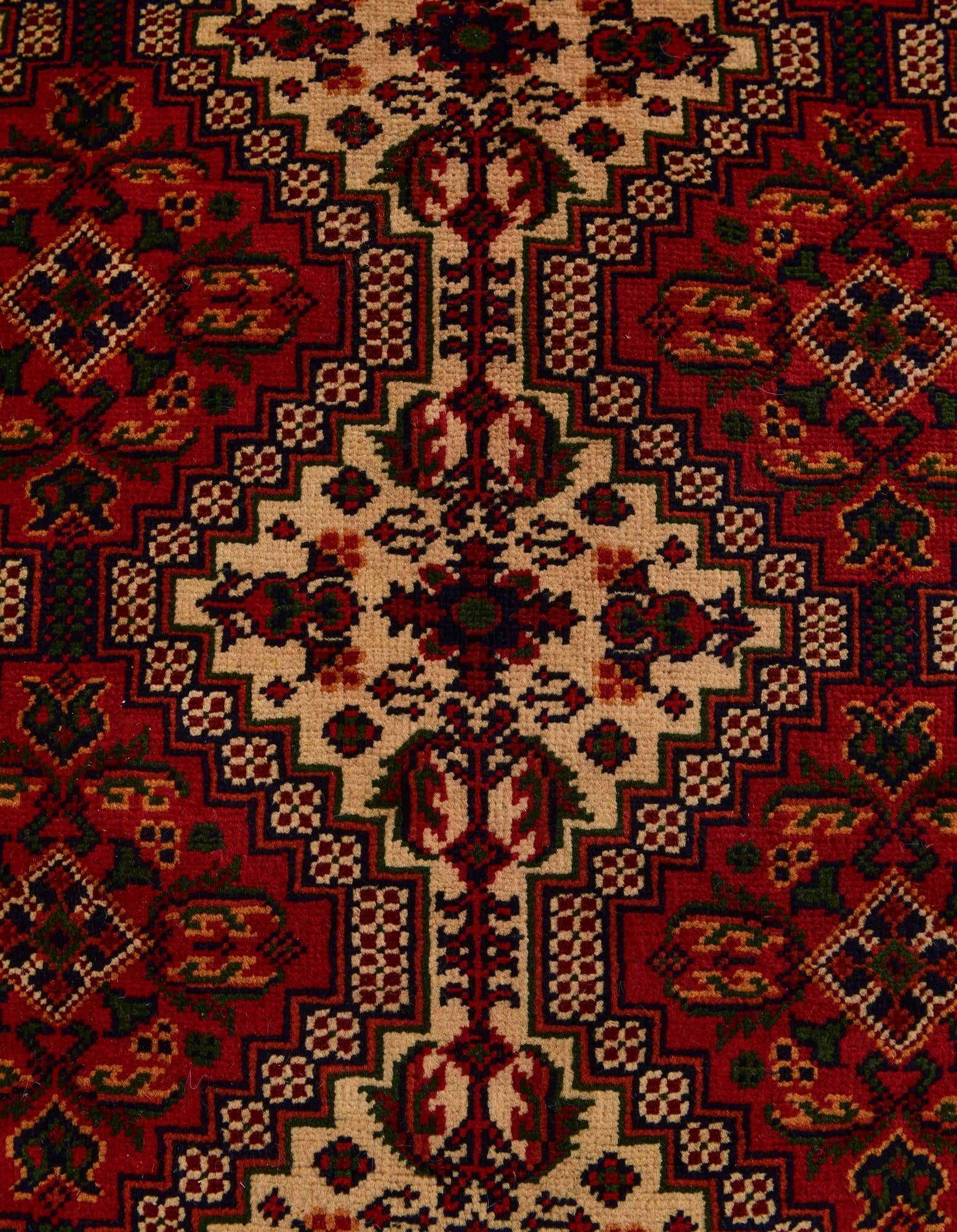 13' 4 x 20' 5 Hand Knotted Afghan Ersari Wool Rug