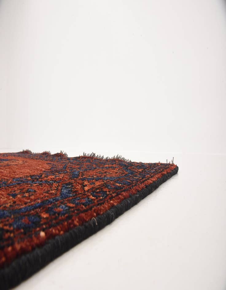 Detail image of 3' 5 x 4' 11 Hand Knotted Afghan Ersari Oriental Rug