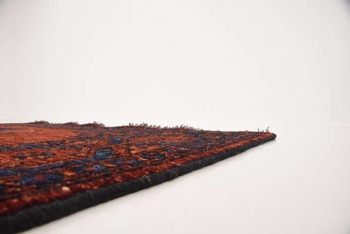 3' 5 x 4' 11 Hand Knotted Afghan Ersari Oriental Rug