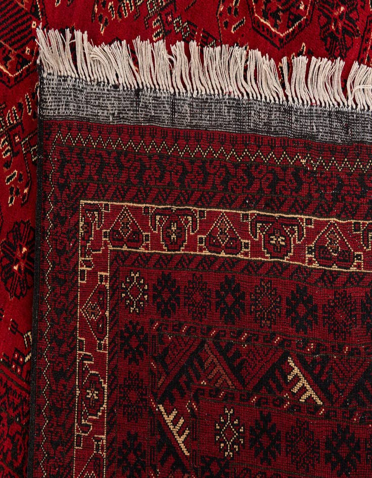 Detail image of 8' 1 x 11' 4  Hand Knotted Afghan Ersari Rug