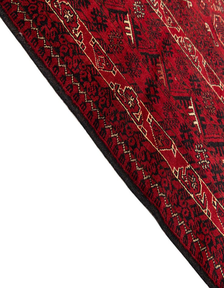 Detail image of 8' 1 x 11' 4  Hand Knotted Afghan Ersari Rug