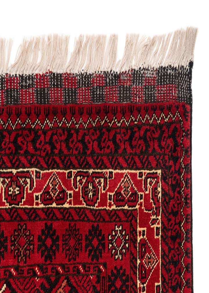 8' 1 x 11' 4 Hand Knotted Afghan Ersari Rug