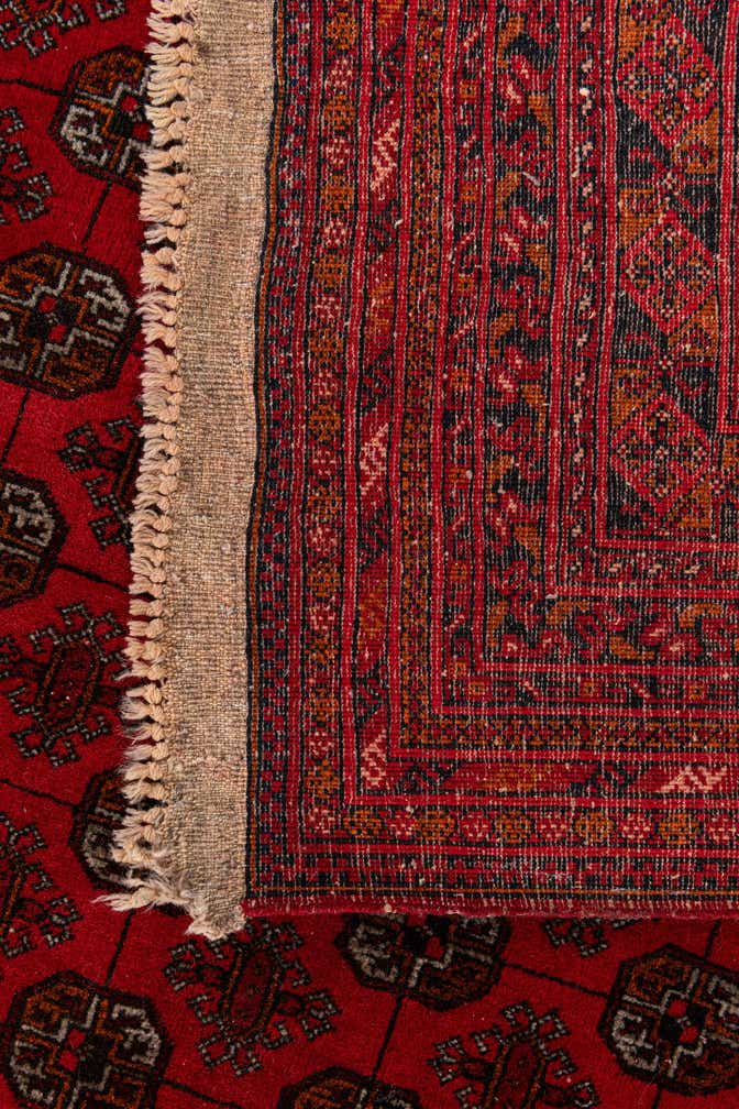 6' 7 x 9' 10 Hand Knotted Afghan Ersari Wool Rug