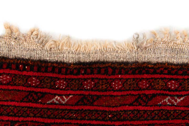 6' 7 x 9' 10 Hand Knotted Afghan Ersari Wool Rug