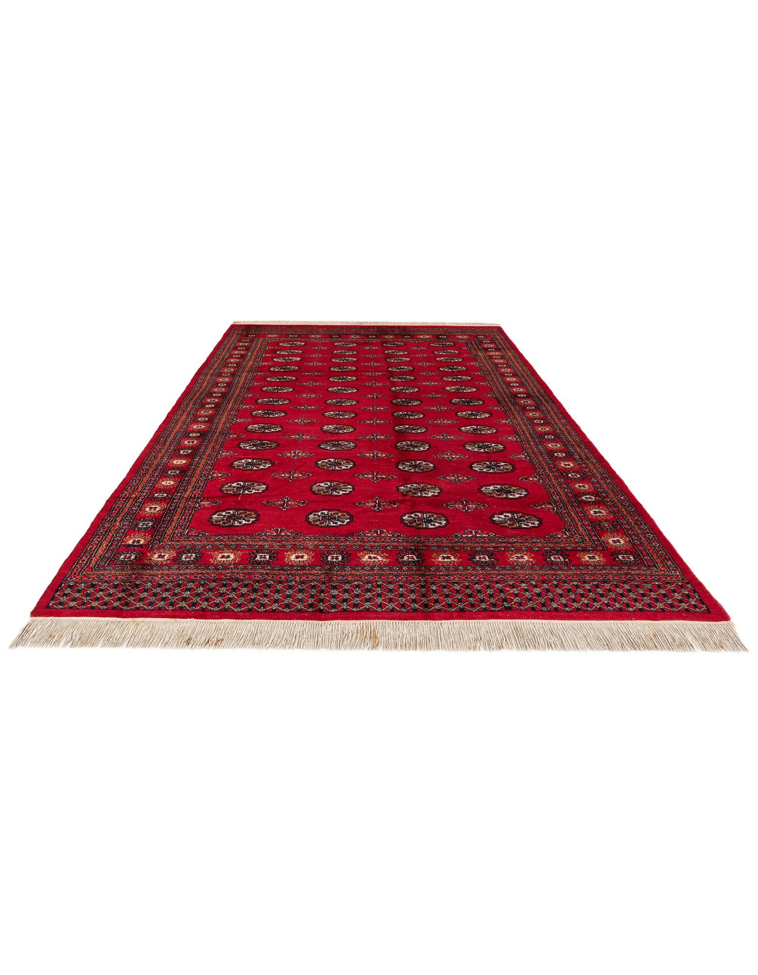 6' 1 x 9' 1 Hand Knotted Afghan Ersari Wool Rug