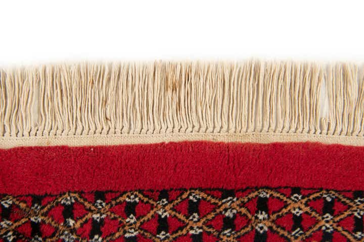 6' 1 x 9' 1 Hand Knotted Afghan Ersari Wool Rug