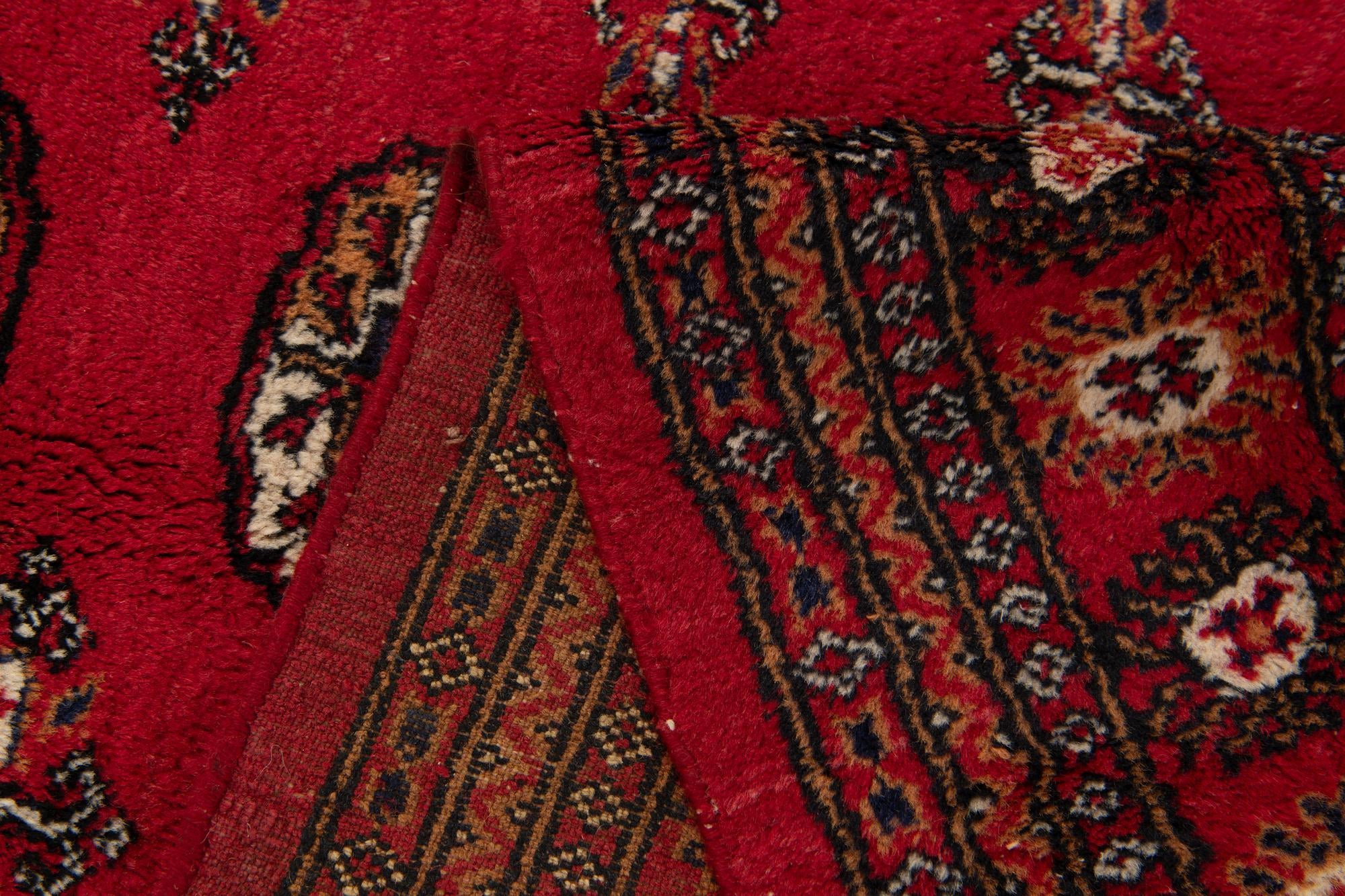 6' 1 x 9' 1 Hand Knotted Afghan Ersari Wool Rug