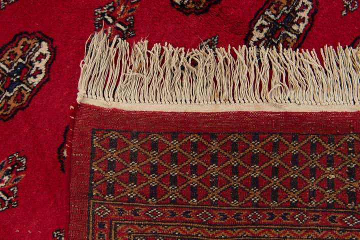 6' 1 x 9' 1 Hand Knotted Afghan Ersari Wool Rug