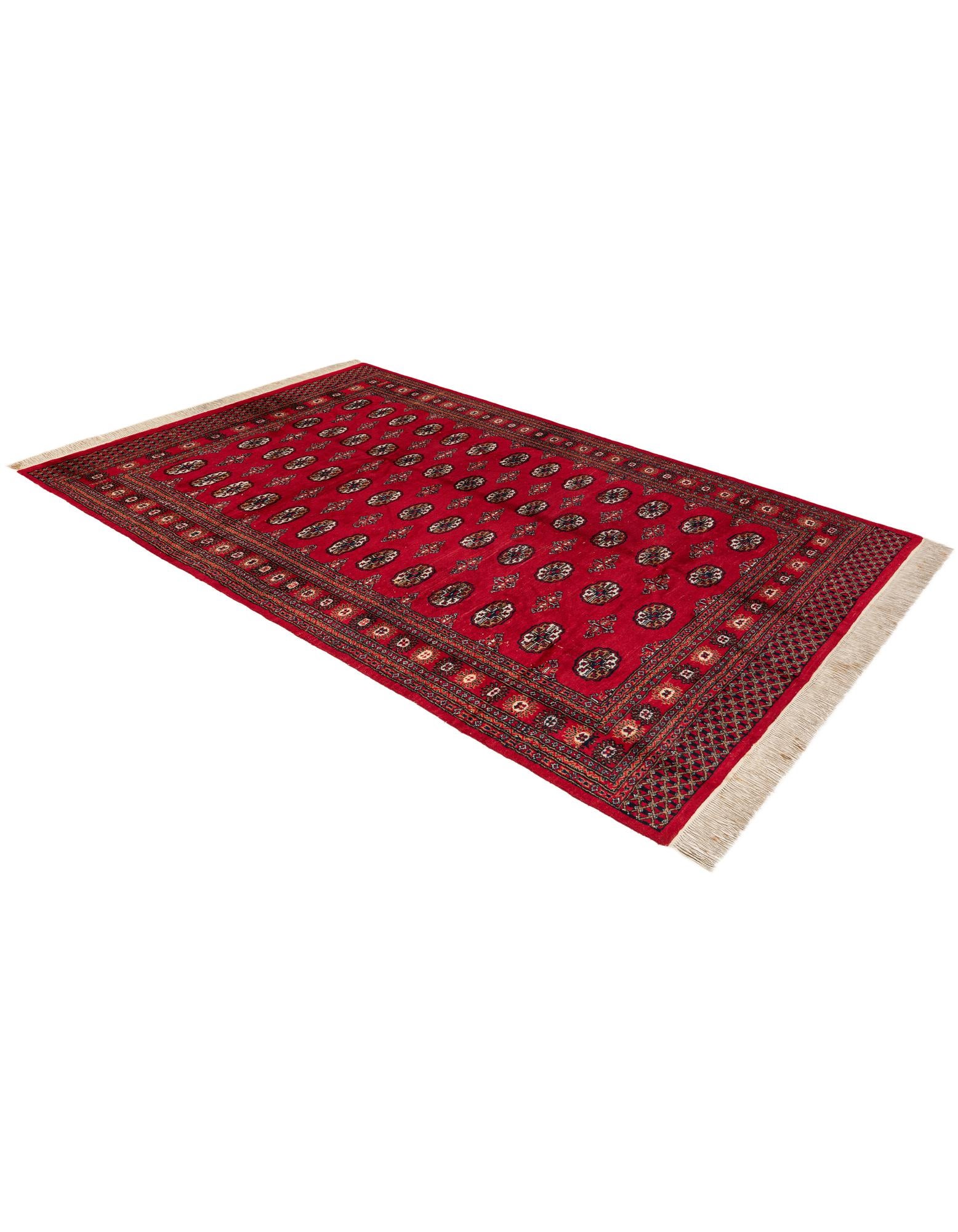 6' 1 x 9' 1 Hand Knotted Afghan Ersari Wool Rug