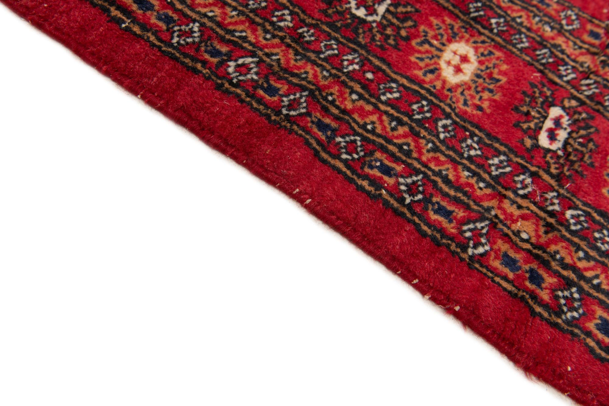 6' 1 x 9' 1 Hand Knotted Afghan Ersari Wool Rug