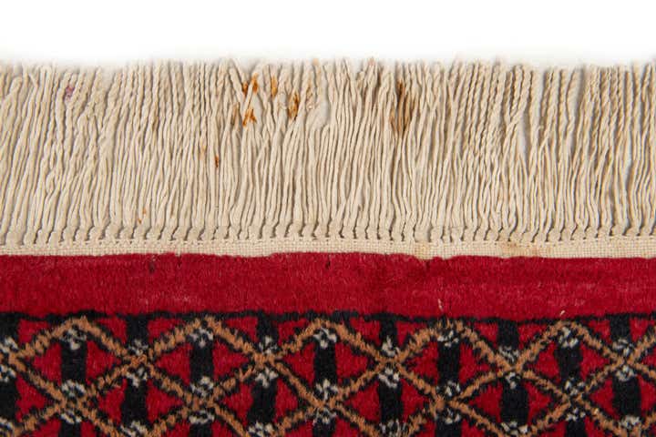 6' 1 x 9' 1 Hand Knotted Afghan Ersari Wool Rug