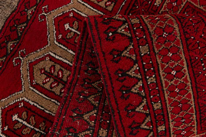 75cm x 120cm anudado a mano Afghan Ersari Alfombra Lana