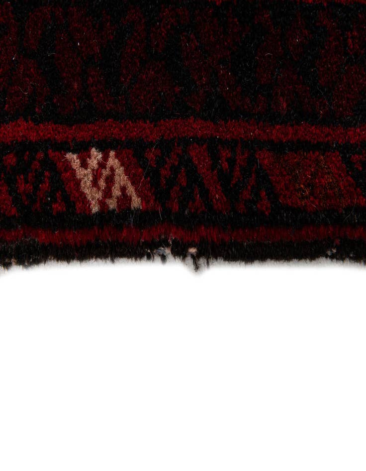 Detail image of 6' 8 x 10' 1 Hand Knotted Afghan Ersari Wool Rug