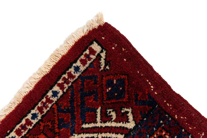 6' 8 x 9' 11 Hand Knotted Afghan Ersari Wool Rug
