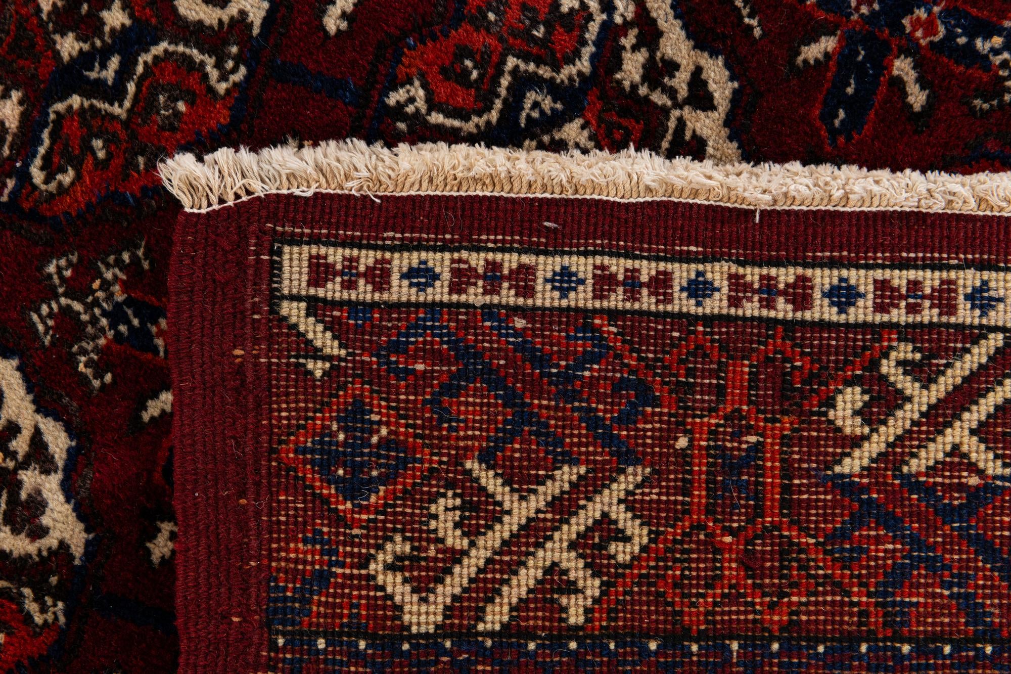 6' 8 x 9' 11 Hand Knotted Afghan Ersari Wool Rug