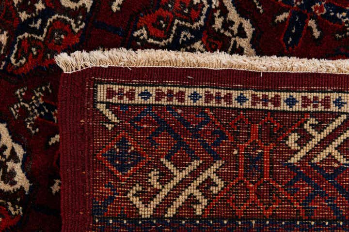 6' 8 x 9' 11 Hand Knotted Afghan Ersari Wool Rug