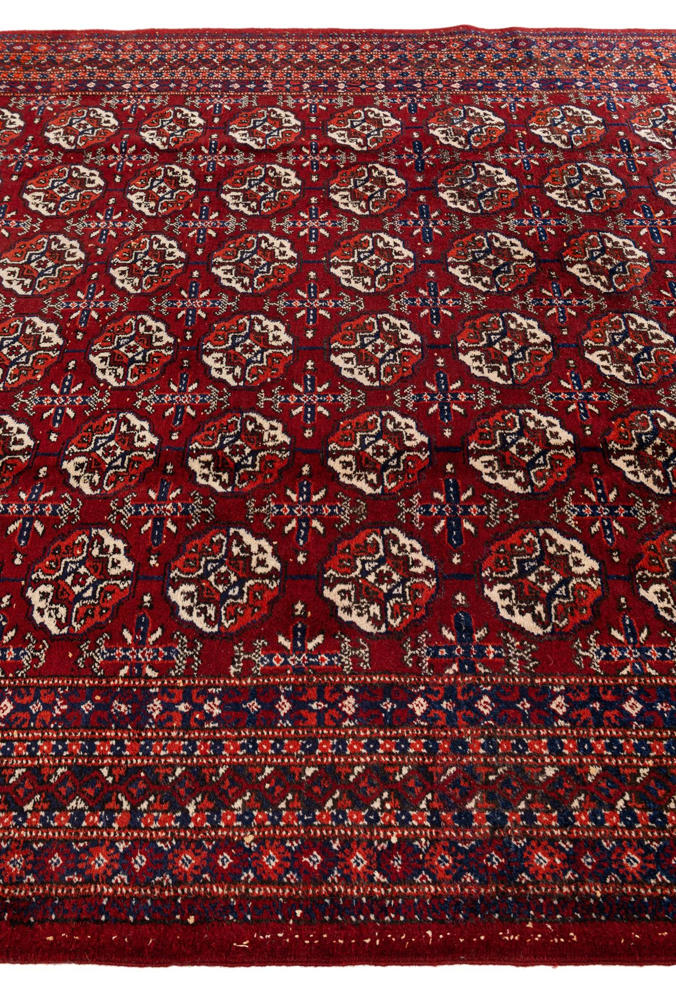 6' 8 x 9' 11 Hand Knotted Afghan Ersari Wool Rug