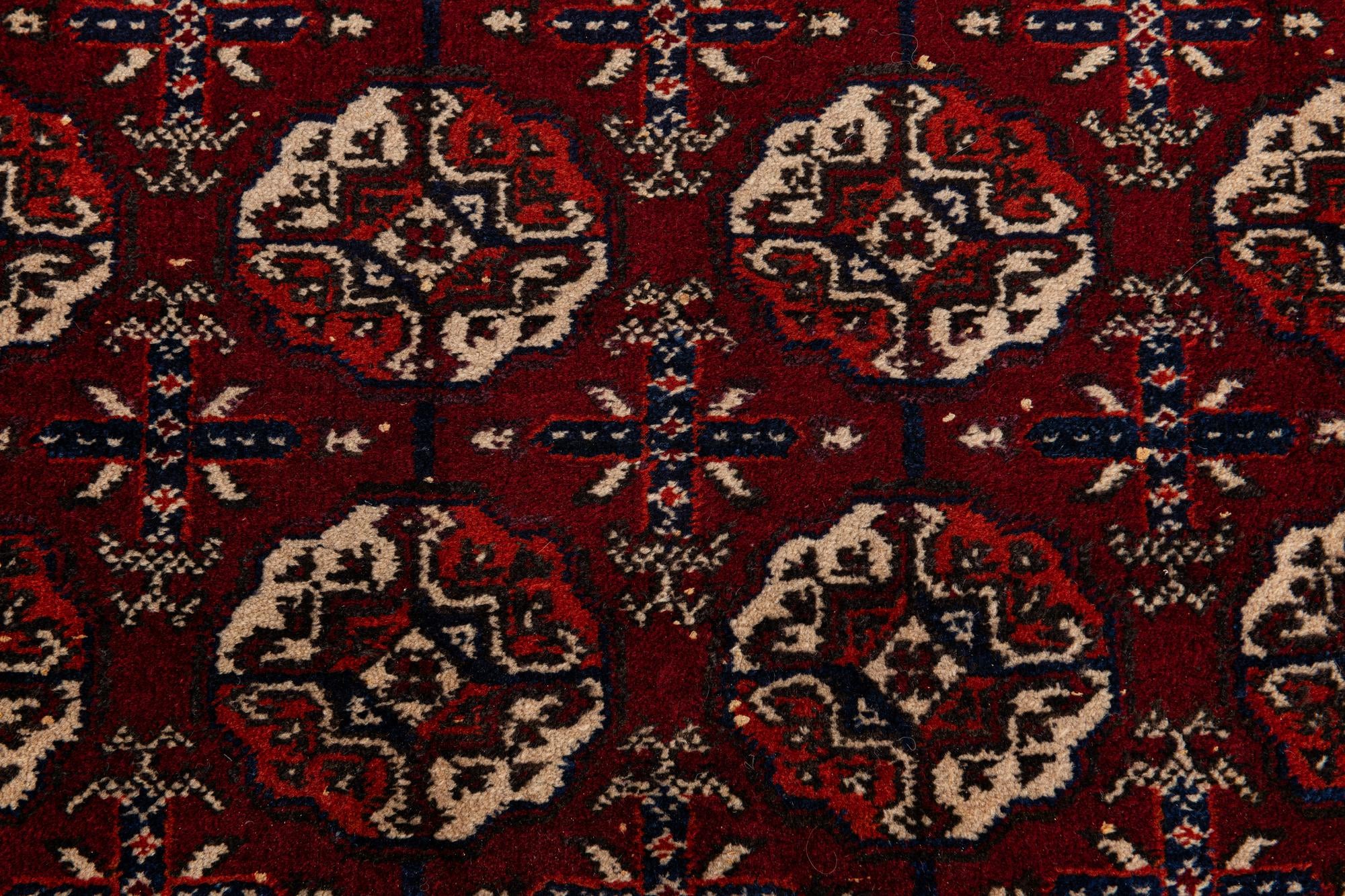 6' 8 x 9' 11 Hand Knotted Afghan Ersari Wool Rug
