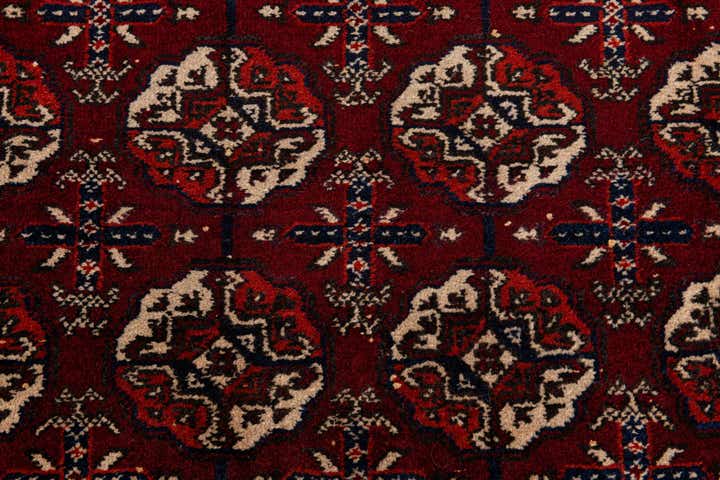 6' 8 x 9' 11 Hand Knotted Afghan Ersari Wool Rug