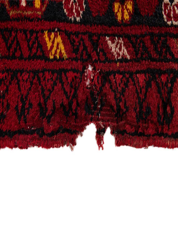 Detail image of 7' 2 x 9' 10  Hand Knotted Afghan Ersari Wool Rug