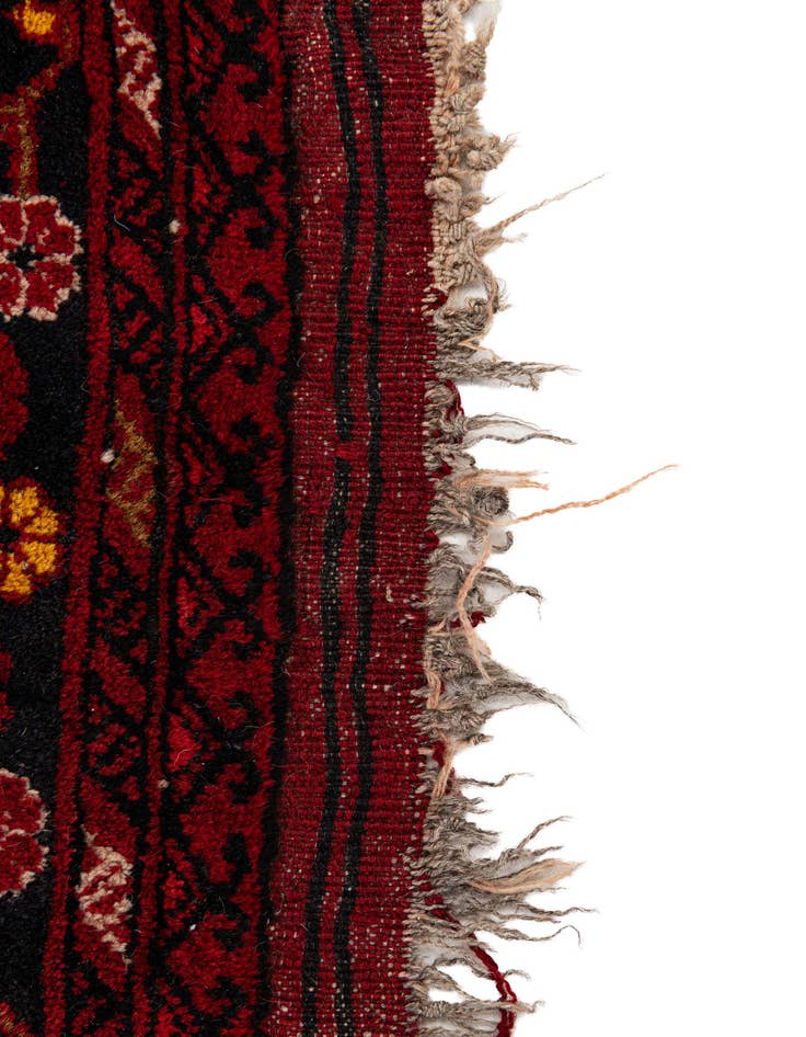 Detail image of 7' 2 x 9' 10  Hand Knotted Afghan Ersari Wool Rug