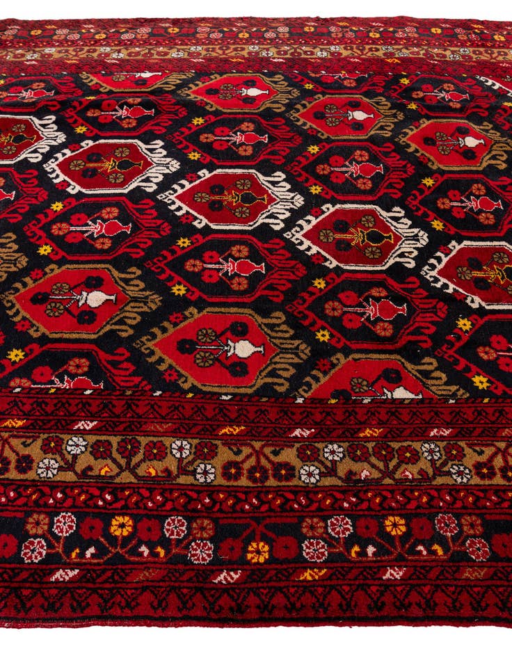 Detail image of 7' 2 x 9' 10  Hand Knotted Afghan Ersari Wool Rug