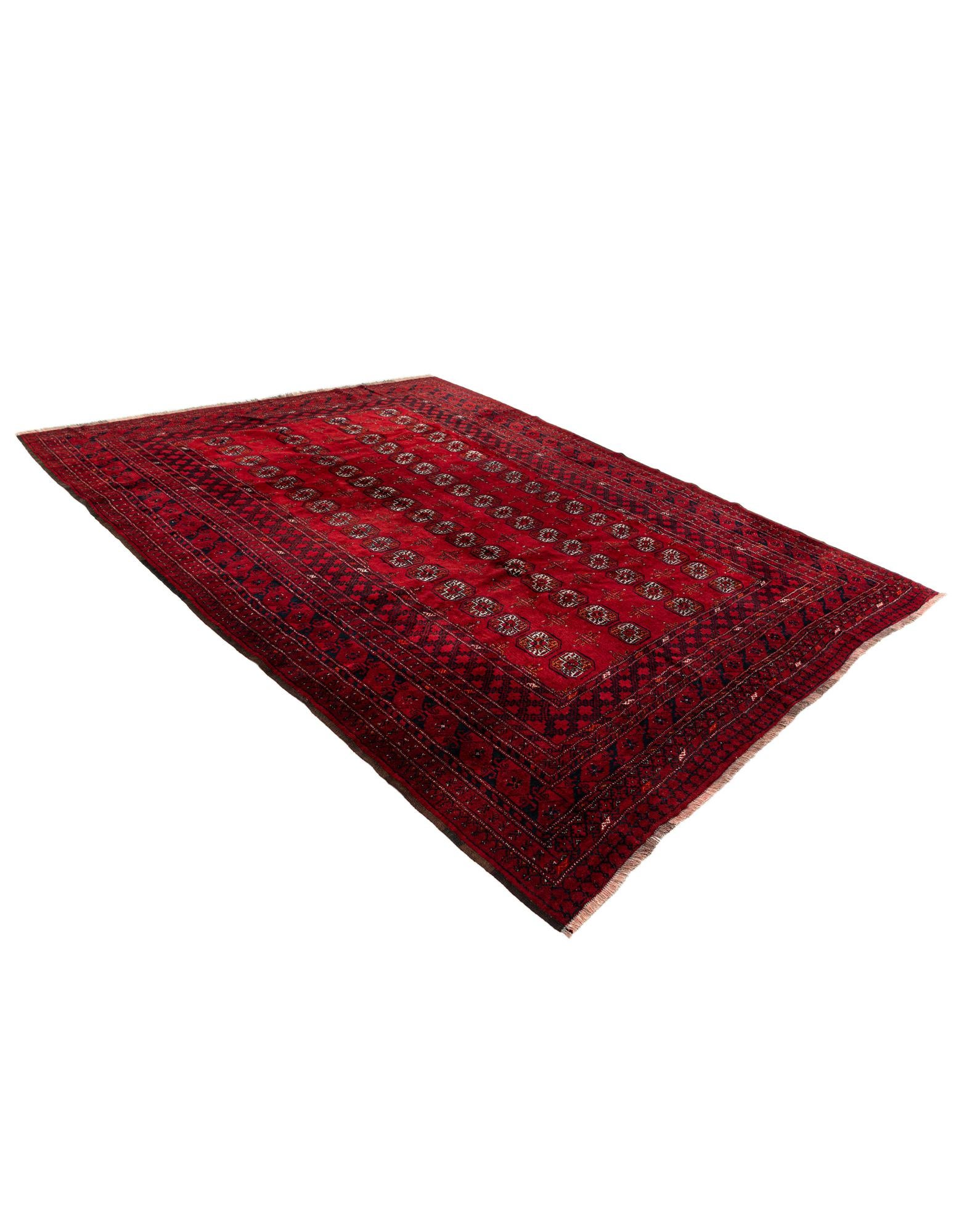 265cm x 325cm anudado a mano Afghan Ersari Alfombra Lana