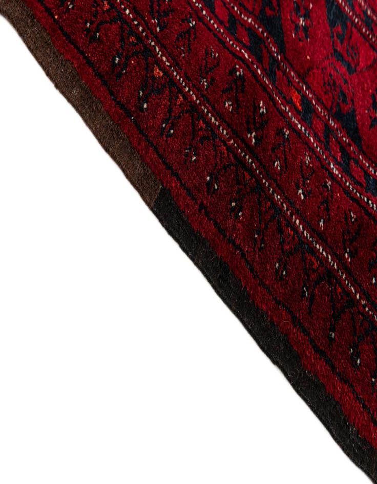 Detail image of 8' 9 x 10' 8  Hand Knotted Afghan Ersari Wool Rug