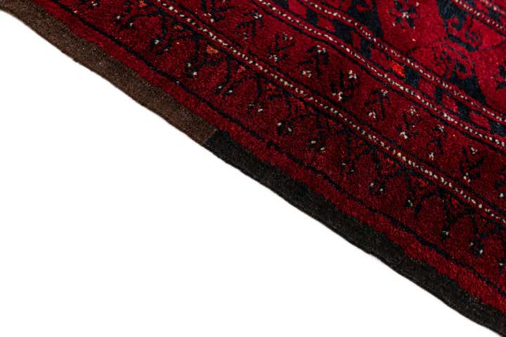 8' 9 x 10' 8 Hand Knotted Afghan Ersari Wool Rug