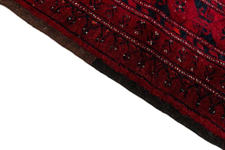 Detail image of 8' 9 x 10' 8 Hand Knotted Afghan Ersari Wool Rug