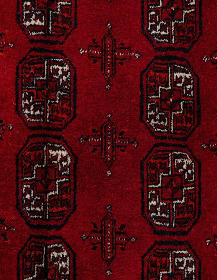 Detail image of 8' 9 x 10' 8  Hand Knotted Afghan Ersari Wool Rug