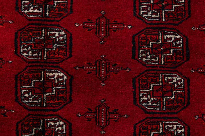 8' 9 x 10' 8 Hand Knotted Afghan Ersari Wool Rug