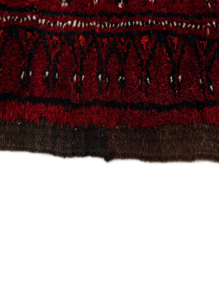 Detail image of 8' 9 x 10' 8  Hand Knotted Afghan Ersari Wool Rug