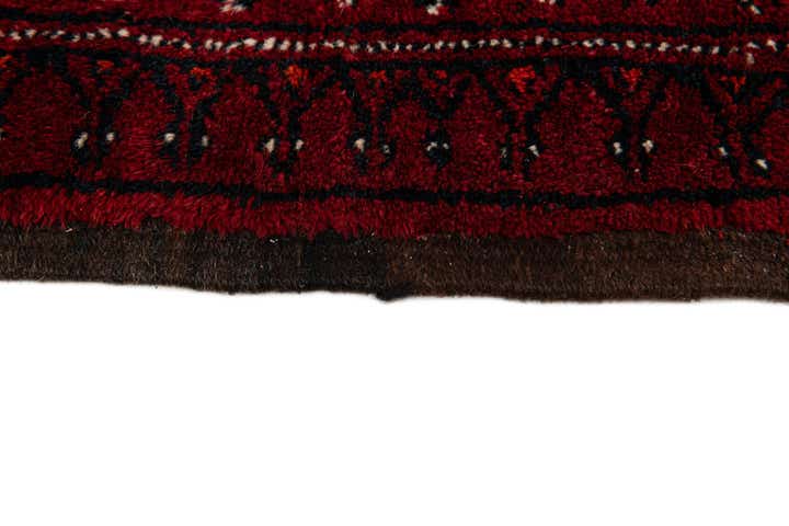 8' 9 x 10' 8 Hand Knotted Afghan Ersari Wool Rug