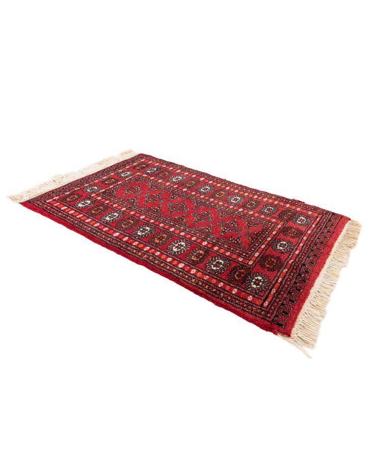 2' 7 x 3' 11 Hand Knotted Afghan Ersari Wool Rug
