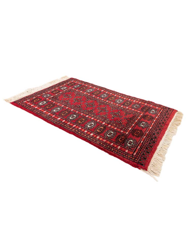 Detail image of 2' 7 x 3' 11 Hand Knotted Afghan Ersari Wool Rug