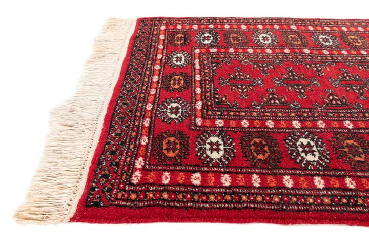 2' 7 x 3' 11 Hand Knotted Afghan Ersari Wool Rug