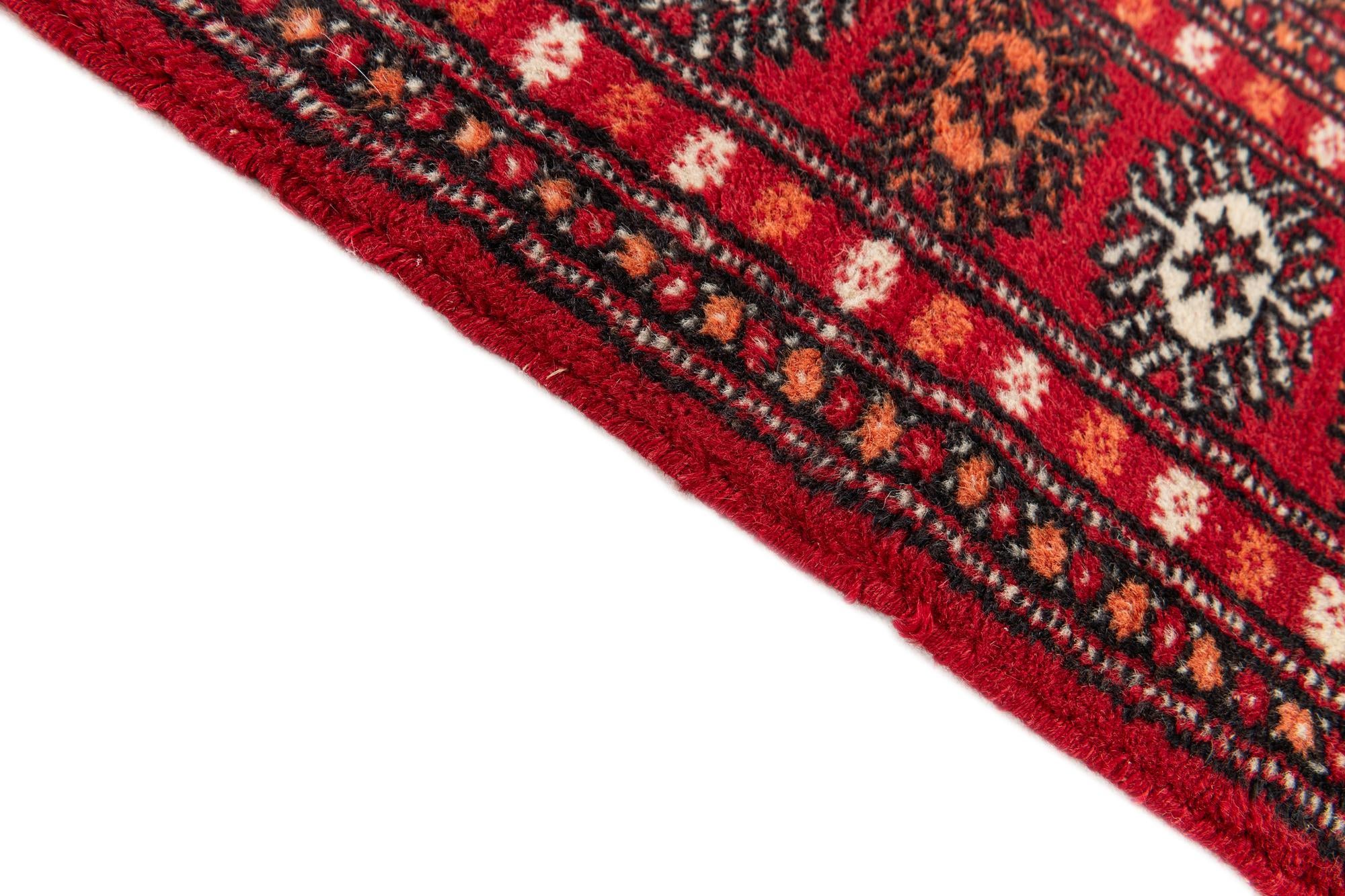 2' 7 x 3' 11 Hand Knotted Afghan Ersari Wool Rug