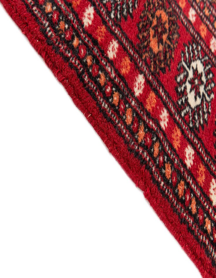 Detail image of 2' 7 x 3' 11  Hand Knotted Afghan Ersari Wool Rug