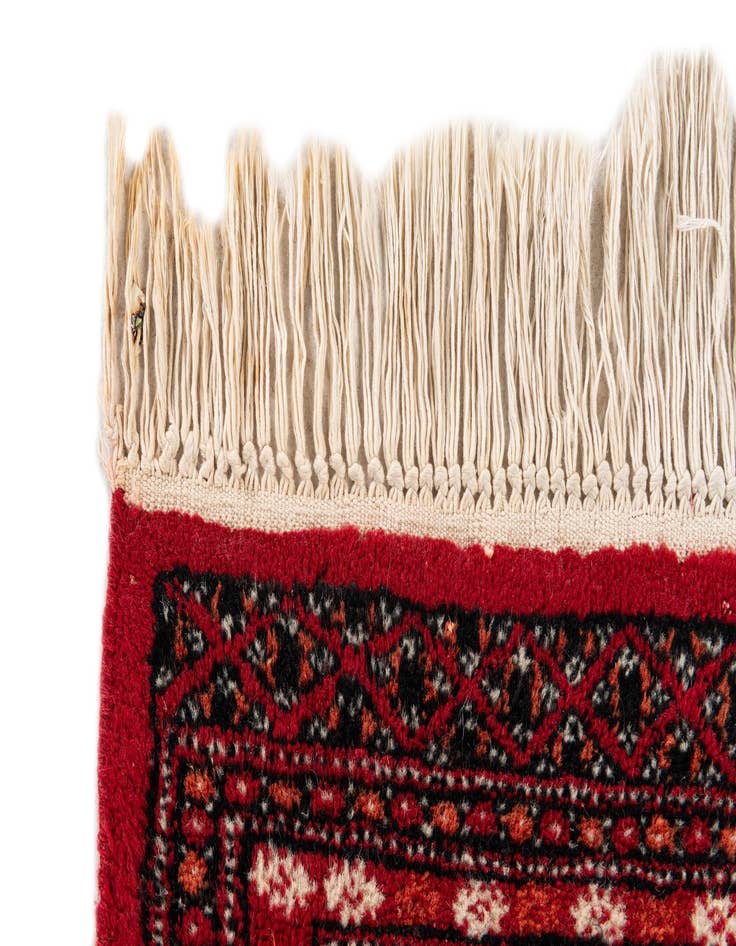 Detail image of 2' 7 x 3' 11  Hand Knotted Afghan Ersari Wool Rug